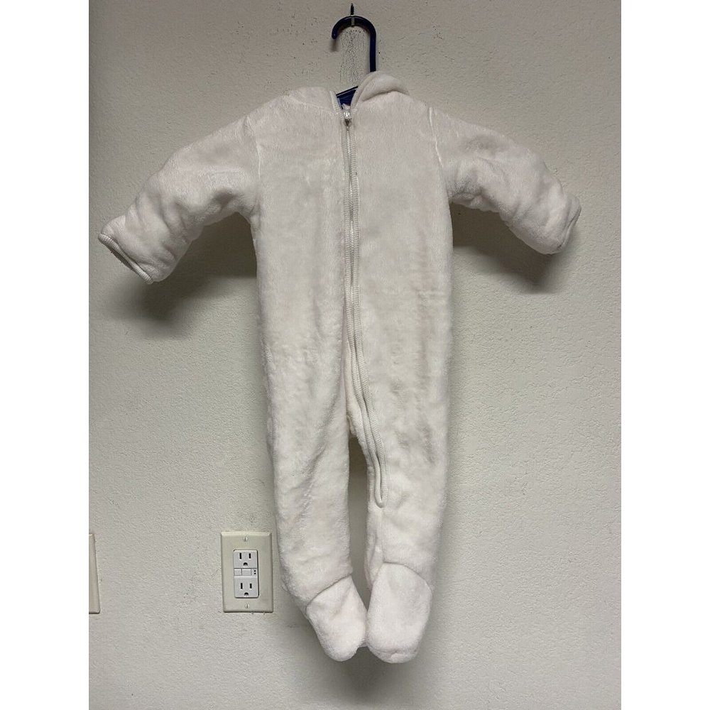 Childrens Place 6-9 month bear warm outfit one piece EUC